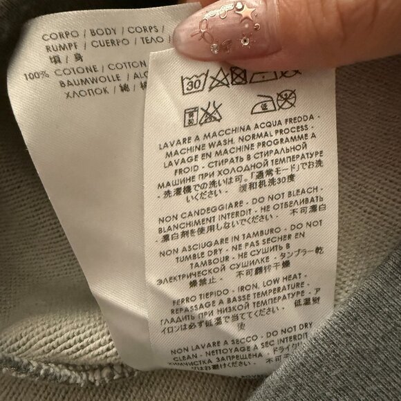 McQ Alexander McQueen grey crewneck - Picture 6 of 6